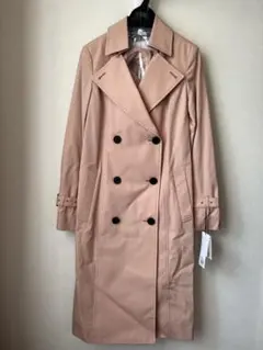新品タグ付き PINKY&DIANNEトレンチコート ピンク S