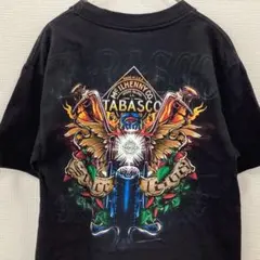 【S】ALSTYLE ☆ タバスコ プリントTシャツ ブラック