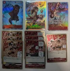 ワンピースカード スタートデッキEX　ルフィ&エース　パラレル/SR+おまけ