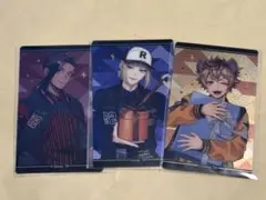 ツイステ　メタルクリアカード　ルーク　ラギー　ジャミル　セット