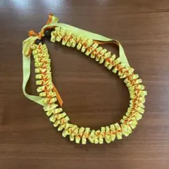 フラダンス用レイ 黄色オレンジ