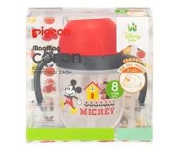 【新品未使用】Pigeon ピジョン マグマグコロン ストロー ミッキーマウスのサムネイル