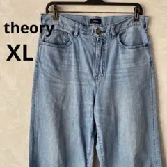 Theory 【セオリー】クロップドワイドハイウエストデニムパンツ 030 XLのサムネイル
