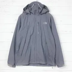 ノースフェイス　マウンテンジャケット　ロゴ刺繡　ドライヴェント　灰　95M　73