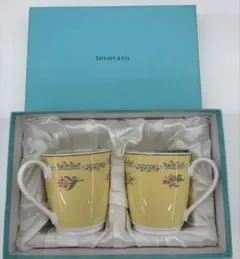 未使用Tiffany & Co. ピンクチューリップ ティーカップ 2個セット