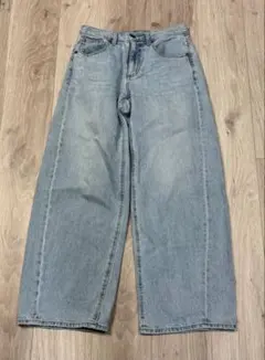 GU デニムパンツ ライトブルー S