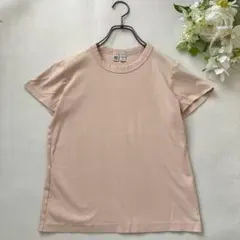 ユニクロ U 半袖Tシャツ コットン100％ クルーネック ピンク M