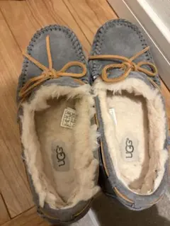 UGG グレー モカシン 22cm