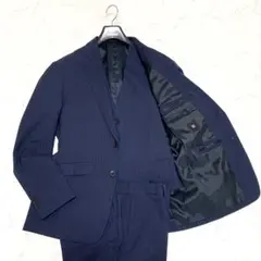 【極美品　4S　洗える】SUIT SELECT　スリーピース　ビジネススーツ