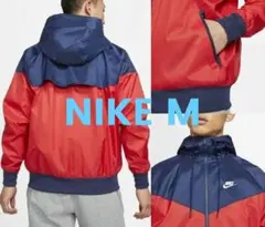 M ナイキ NSW HE ウィンドランナー ウーブン ジャケット 防風 フーディ