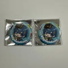 AMPTAK×COLORSレインボーロード中88%ちぐさくんデフォ缶バッジ 2個