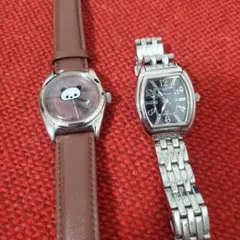 新潮文庫　yonda？パンダデザイン 腕時計 2点セット