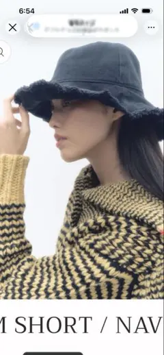 VAKT. BRIM SHORT NAVY バケットハット - メルカリ