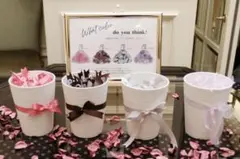 ウェディング ペーパーアイテム 結婚式 ウェルカムスペース ドレス当て