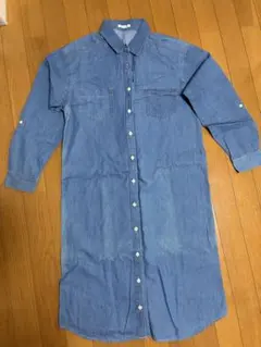 デニム シャツワンピース Mサイズ