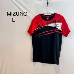 M872 MIZUNO ミズノ ALL JAPAN Tシャツ Lサイズ レッド