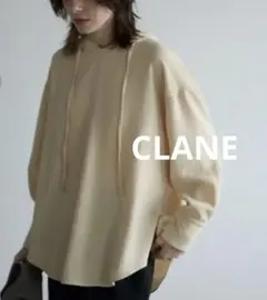 美品 CLANE クラネ ルーズフーディ 日本製　24,200円のサムネイル