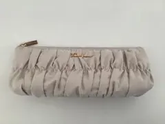 Francfranc ギャザー ペン&アイグラスケース ライトピンク ペンケース