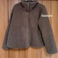 しまむら 陽さん　ilsolore ブラウン ボアジャケット M　アウター