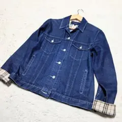 【希少】バーバリーロンドン デニムジャケット ノバチェック