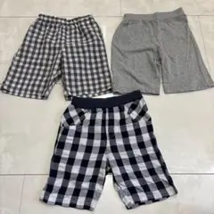 まとめ売り ハーフパンツ 半ズボン110cm 3点セット