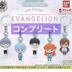 m*u様 エヴァンゲリオン めじるしアクセサリー EVA POCKET コンプリ
