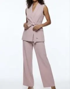 【美品】ZARA ザラ セットアップ ピンク サーモンピンク Sサイズ