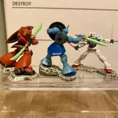 ガンダム、ガンキャノン、ガンタンク、ギャン砂漠小隊カラー4体セット〔チョコサプ) ガンダム、ガンキャノン、ガンタンク、ギャン砂漠小隊カラー4体セット