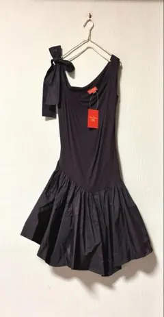 Vivienne Westwood アシンメトリー リボン ワンピース