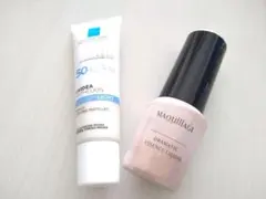 【2点セット】マキアージュリキッドファンデ、ラロッシュポゼUV化粧下地