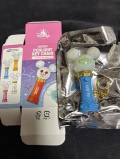 ディズニー　ペンライトキーチェーン　新品　リトルグリーンメン