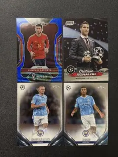 サッカーカード topps PANINI まとめ売り ハーランド ロナウド など