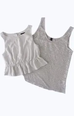 H&M・EMODA ノースリーブトップス2点まとめ売り