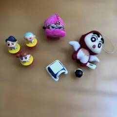 クレヨンしんちゃん ぬいぐるみ マスコット セット