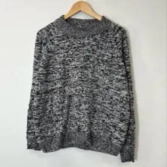 90s vintage ミックスニット モノトーン セーター グランジ y2k