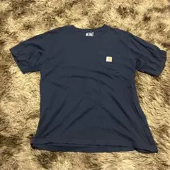 Carhartt ポケットTシャツ ネイビー Lサイズのサムネイル
