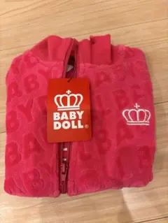 BABY DOLL ピンク ジップアップパーカー