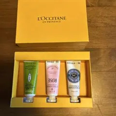 【新品】ロクシタン ミニハンドクリームトリオ （シア＆ローズ＆ヴァーベナ）