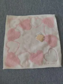 JILL STUART ハート柄 タオルハンカチ