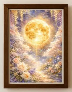 【水彩画アート】花月のゆりかご 2L版写真用紙