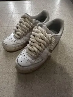 NIKE AIR FORCE 1 ローカット ホワイト ロープフォース - メルカリ