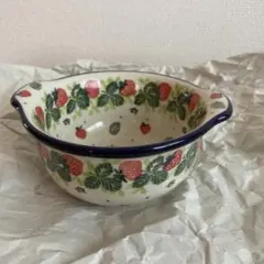 ポーリッシュポタリー ボウル ストロベリー柄のサムネイル