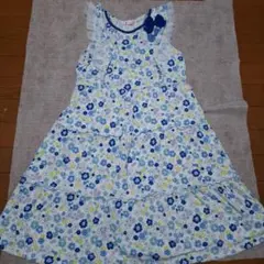 ミキハウス 花柄ノースリーブワンピース 150