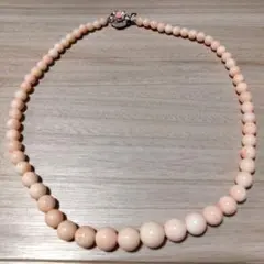 SILVER 珊瑚 ネックレス 5.0〜11.0mm