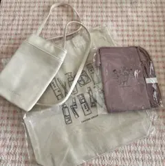 新品未使用品　ちふれ　ノベルティ　ジルスチュアート　ミニショルダー　3点セット