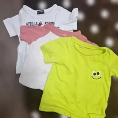 ベビーキッズ　半袖Tシャツ3点セット　80cm