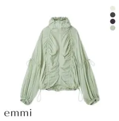 【美品】emmi ギャザーナイロンブルゾン ミントのサムネイル