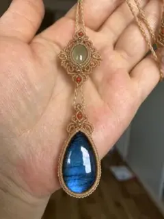 マクラメハンドメイドネックレス