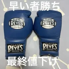 ボクシング　グローブ　CLETO REYES MEXICO畑山隆則　サイン付　私 ボクシング グローブ CLETO REYES MEXICO畑山隆則 サイン付 私 - メルカリ