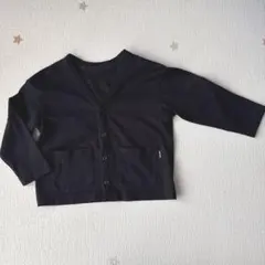 BREEZE 黒いカーディガン Vネック 長袖